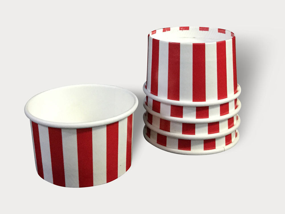 Red Paper Cup Small (3 oz / 1 Scoop Size) - 1500 (full Box)